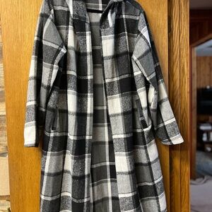 Plaid Women's Coat